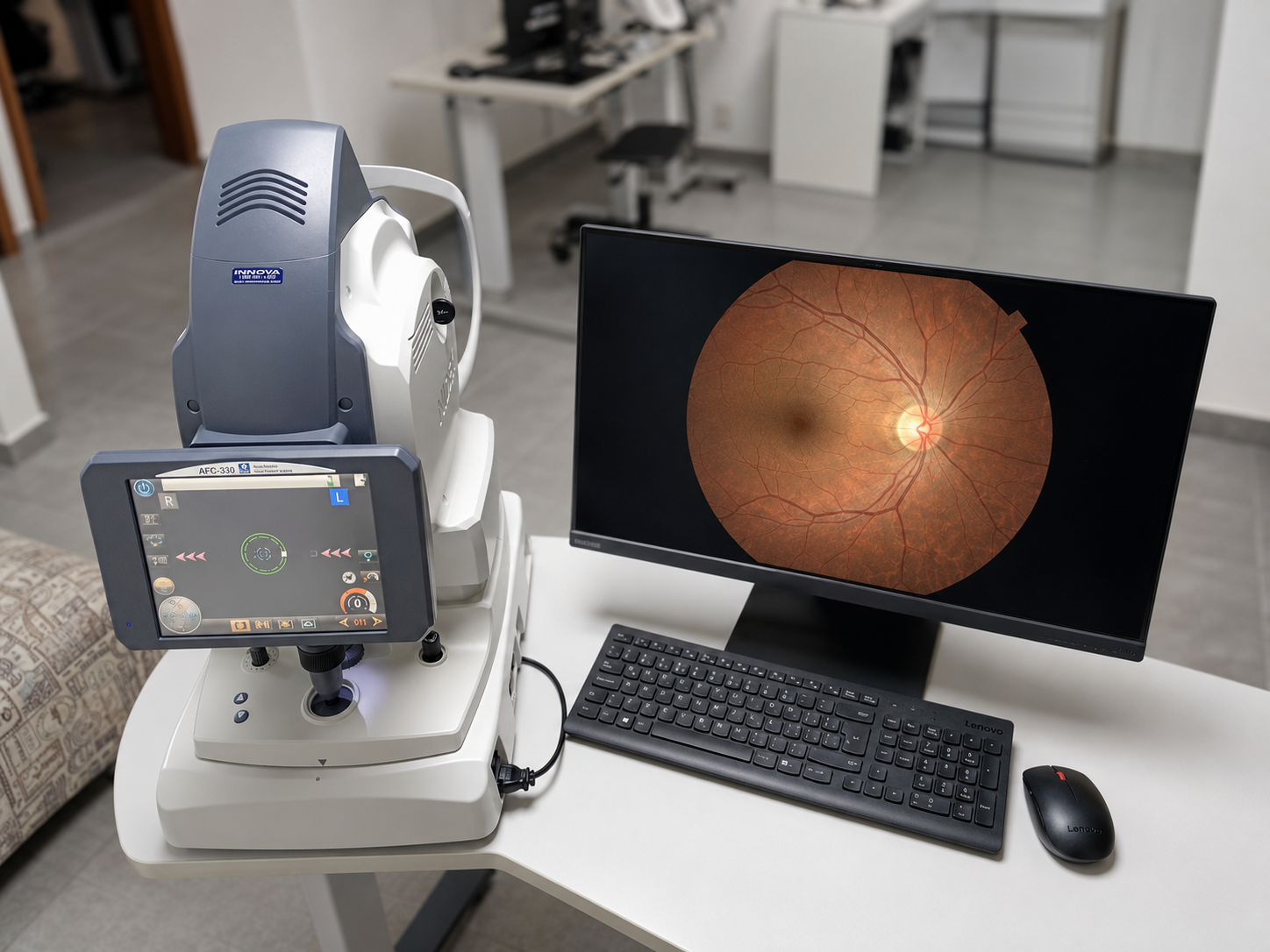 Fotografía de fondo de ojo y retina en Imagen Ocular
