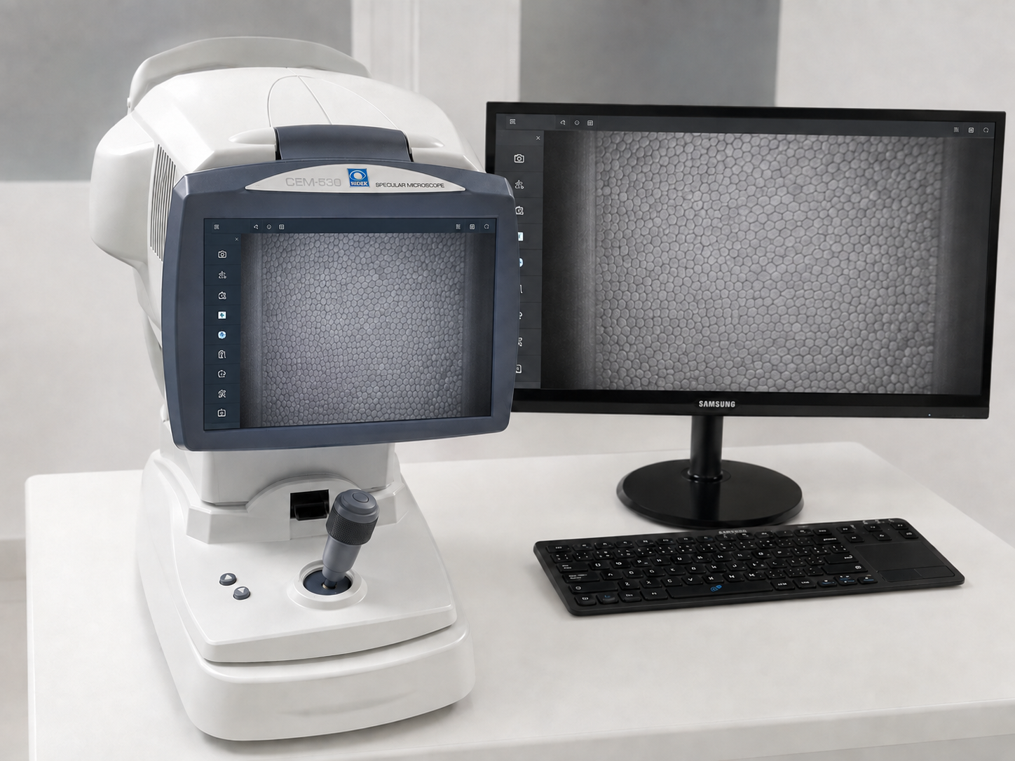 Microscopía especular y conteo endotelial en Imagen Ocular