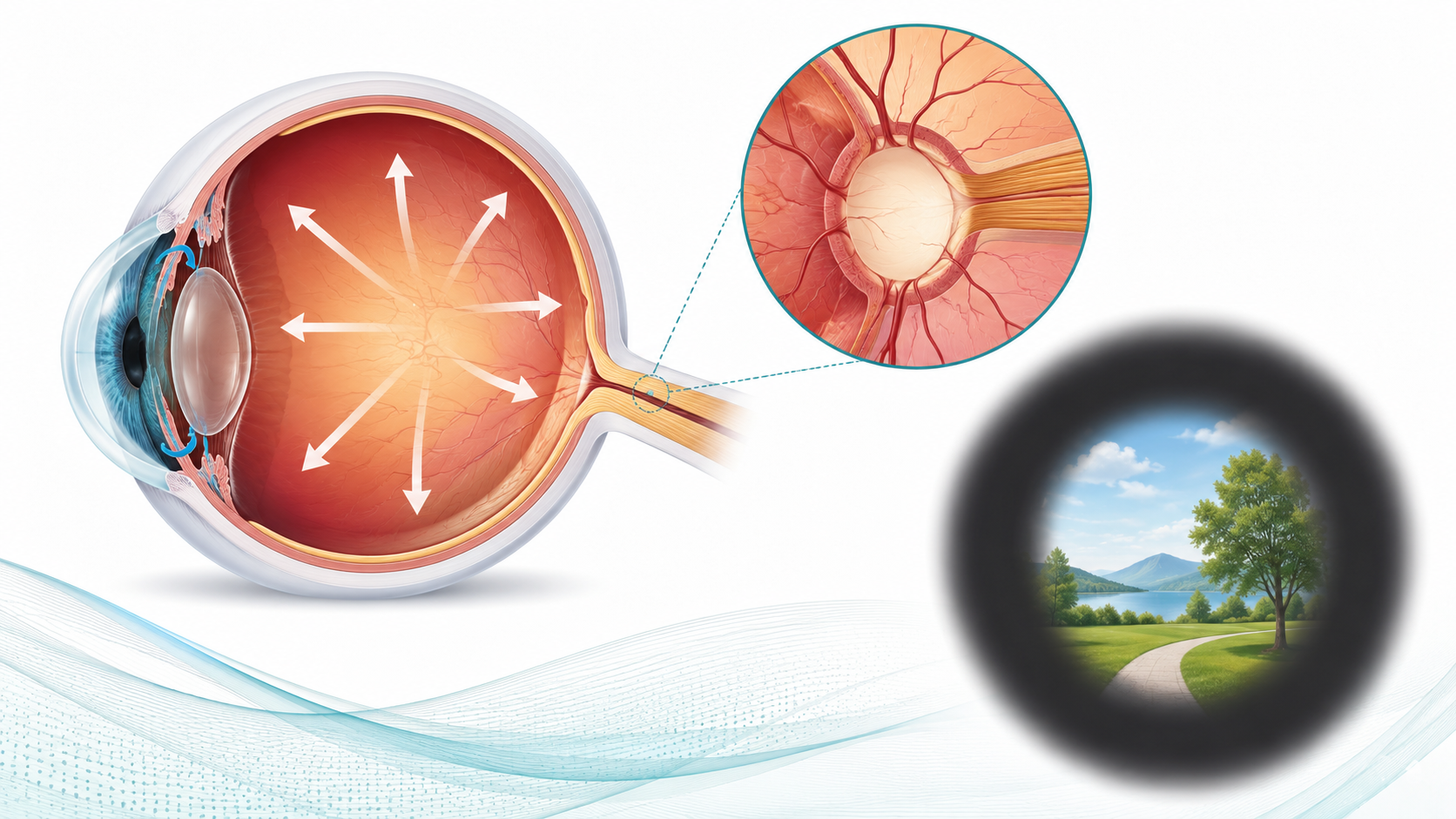 Paciente en estudio oftalmológico para glaucoma en Imagen Ocular